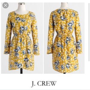 Jcrew Spring Floral Print Dress